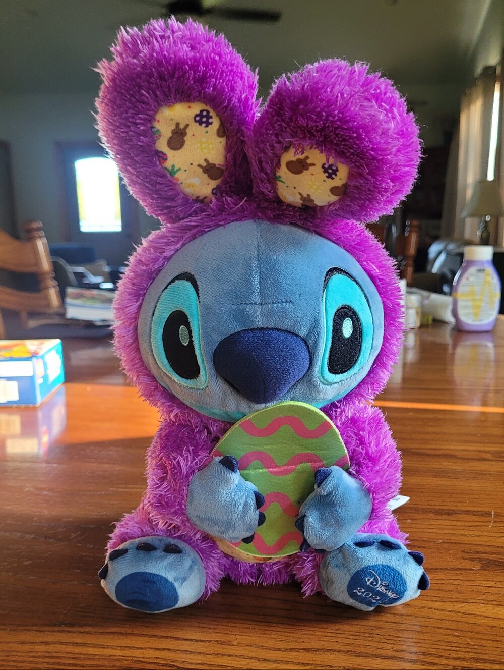 Disney Store Official Stitch Easter Bunny Plush